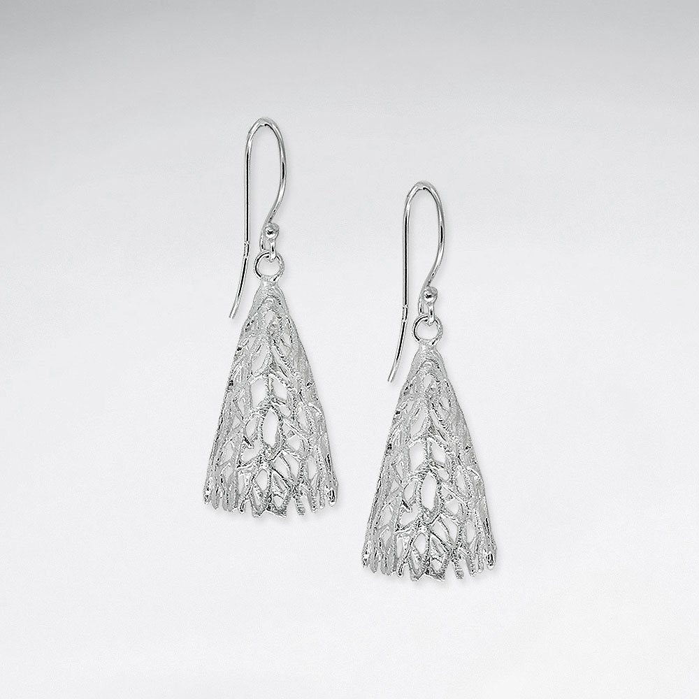 Charming Drop Cone Shape Dangle Hook Earrings