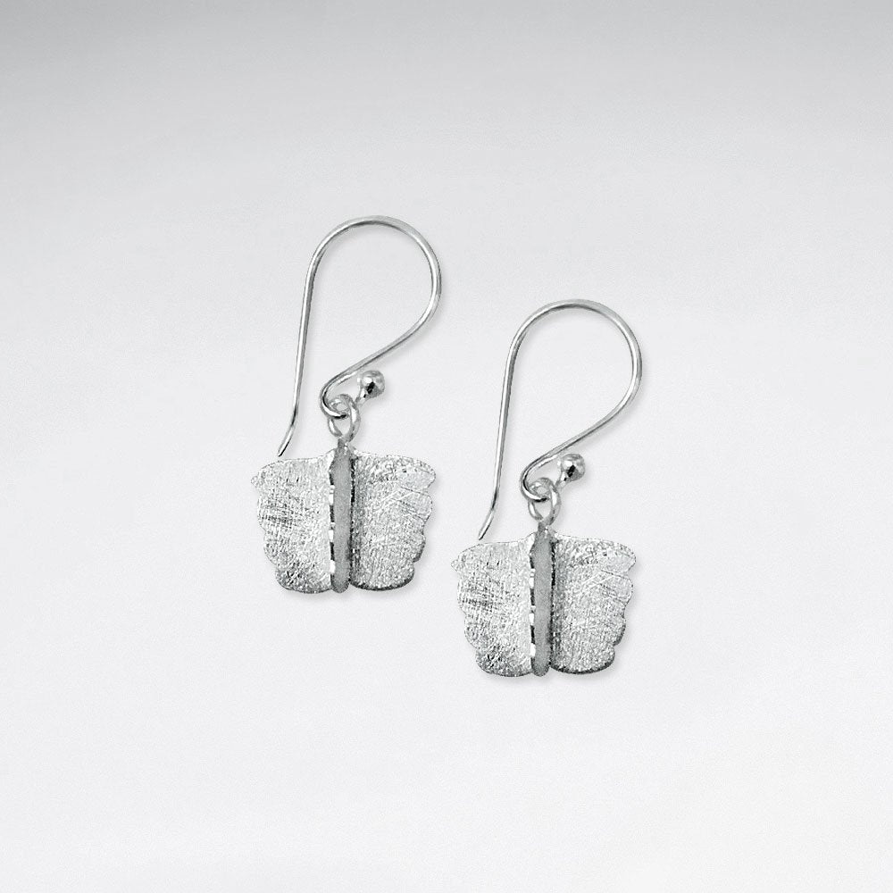 Fun Flutter Butterfly Shape Dangle Hook Earrings