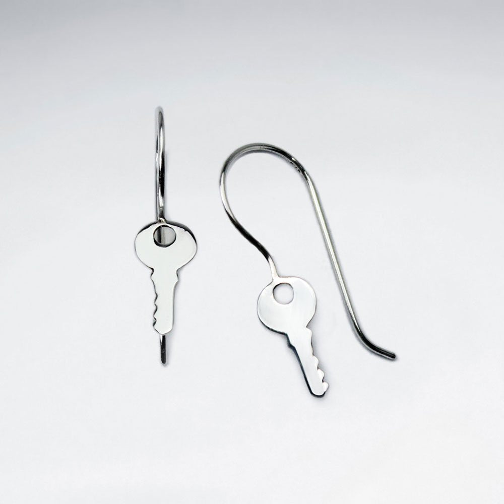 Key Silver Earring