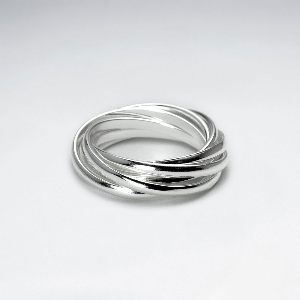 Sterling Silver Twist Ring