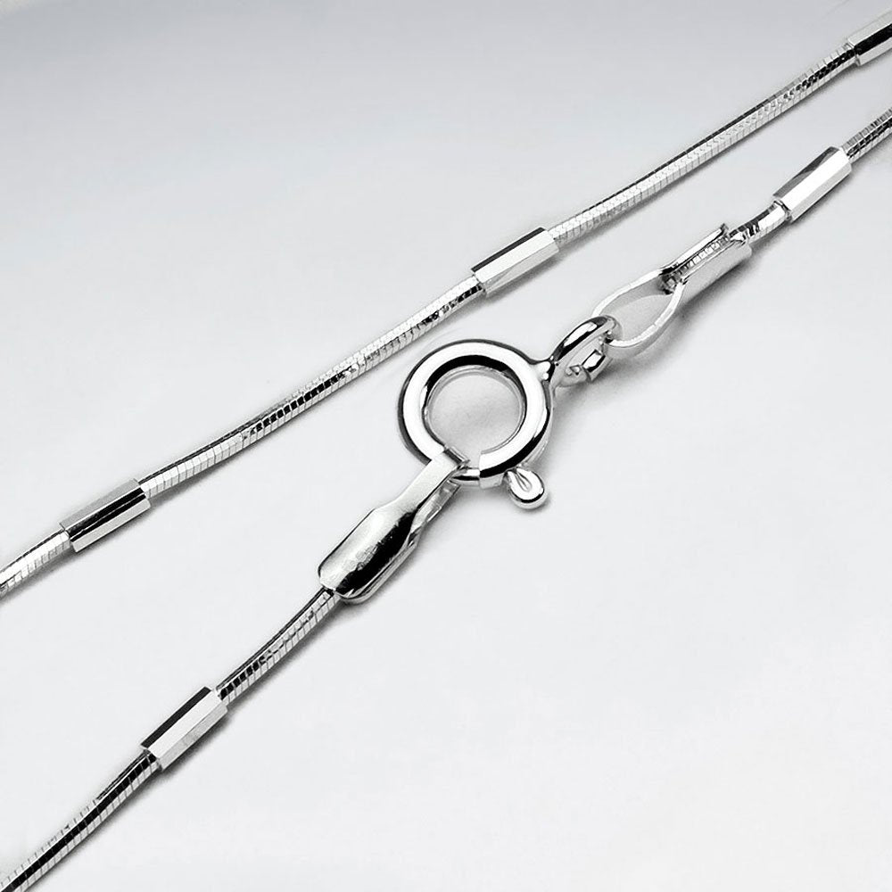 Cane Snake 925 Silver Chain