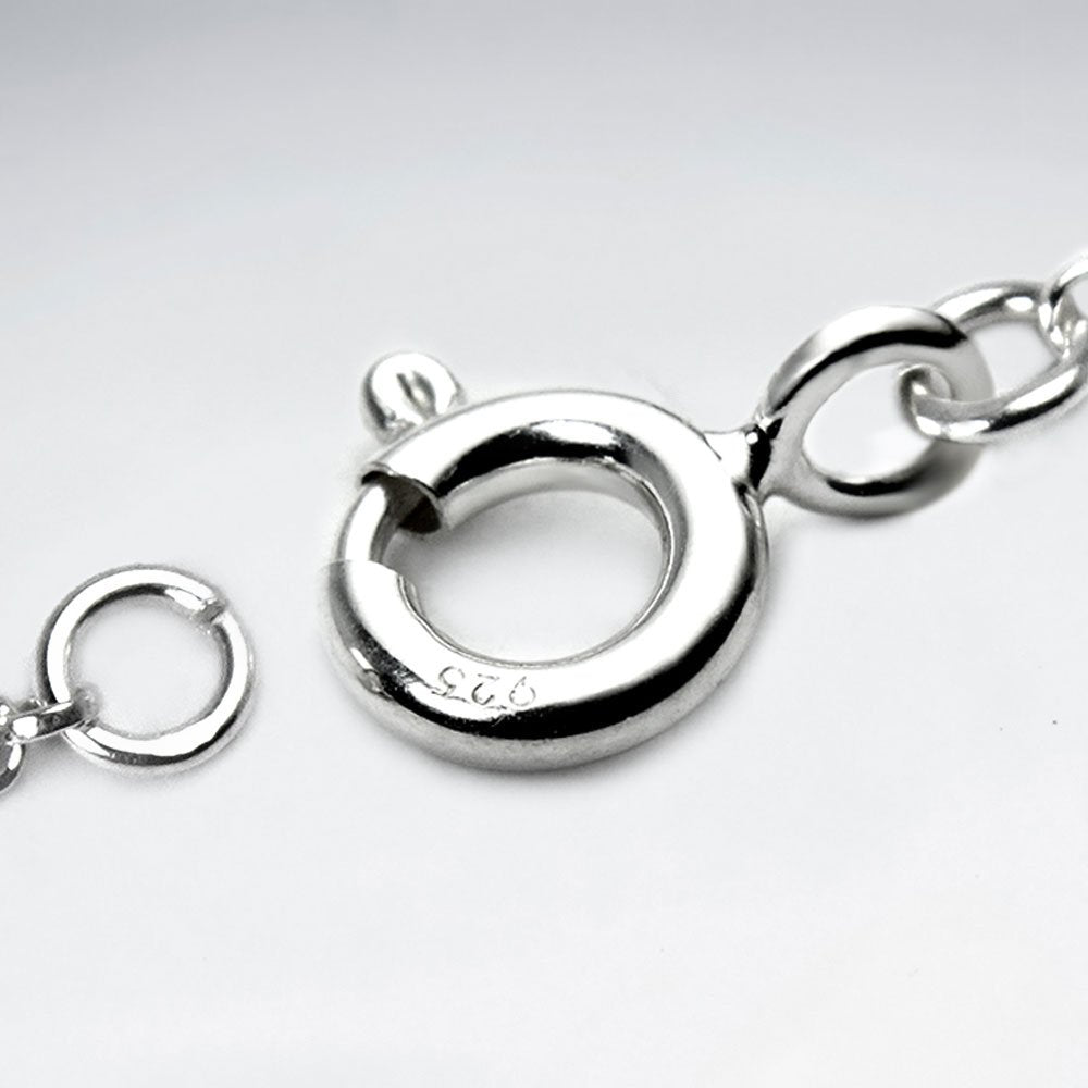 Round Snake 925 Silver Chain