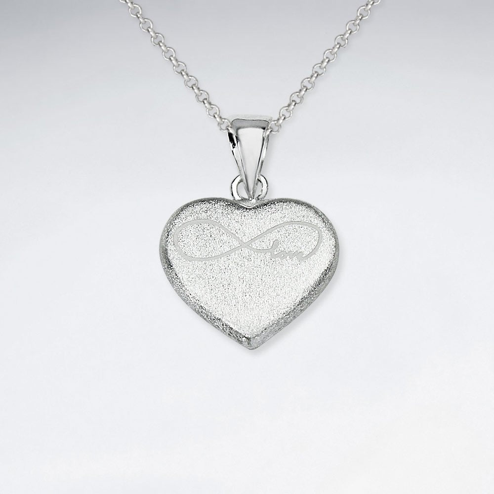 Eternal Love Infinity Heart Pendant