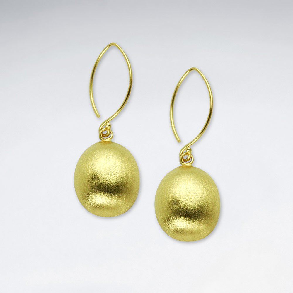Enchanting Matte Ball Drop Earrings