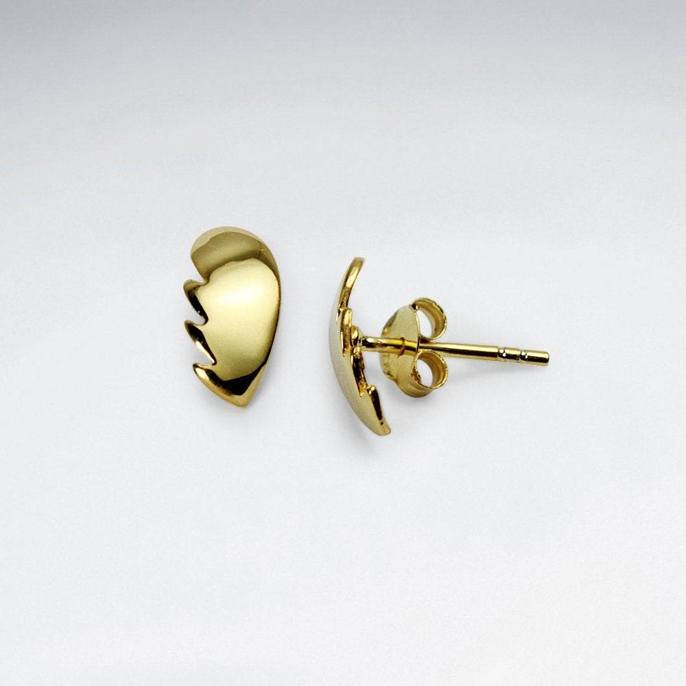 Sterling Silver wing Stud Earrings
