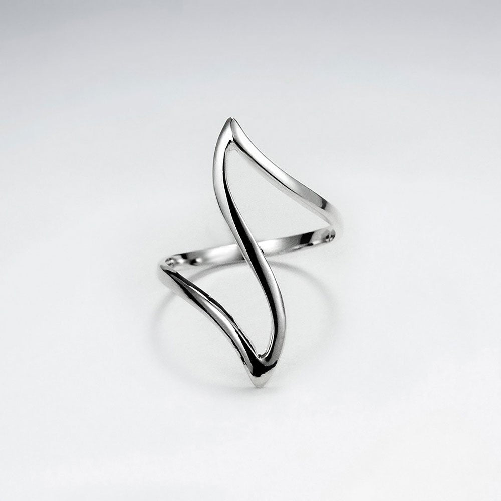 Elaborate Silver "Wave" Ring