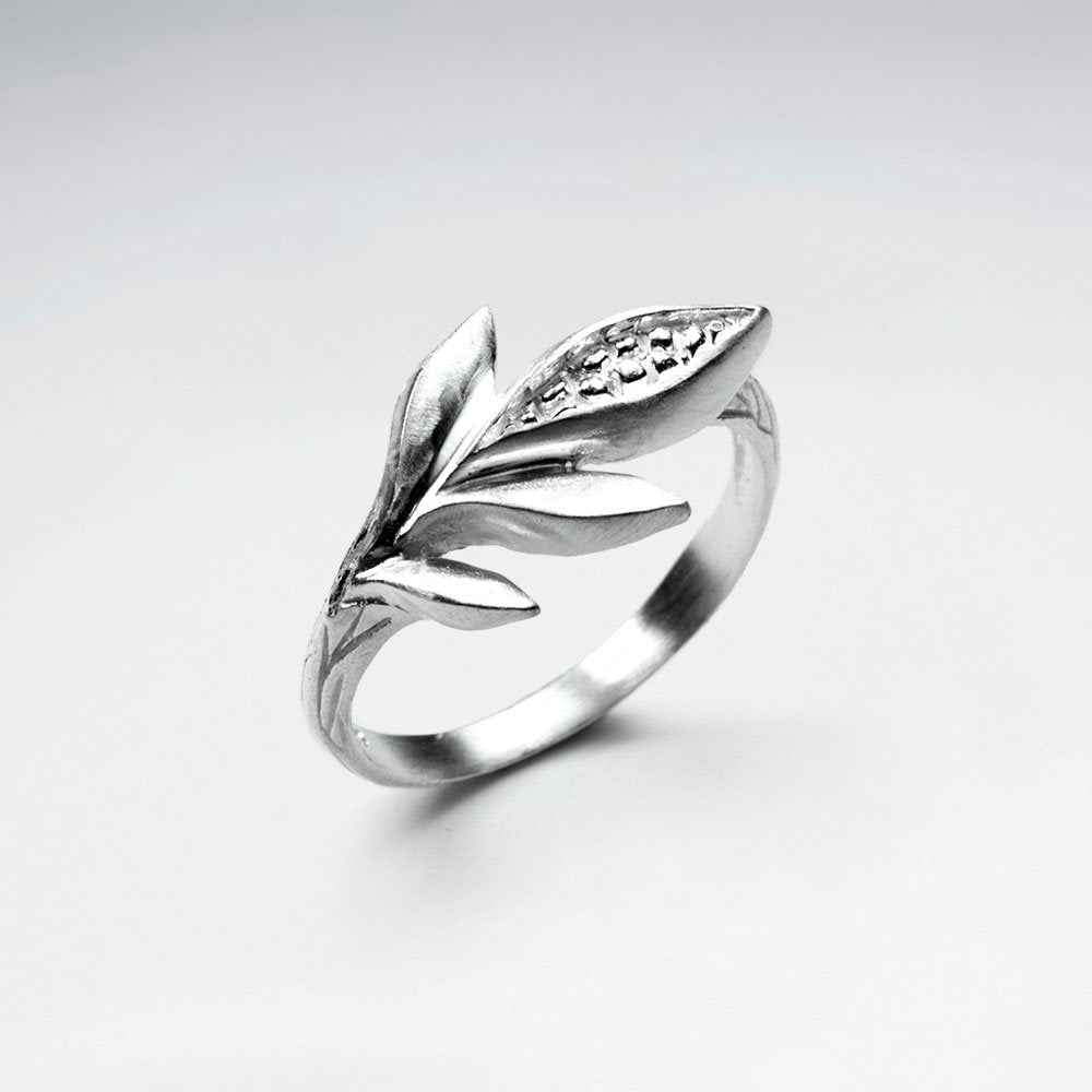 925 Sterling Silver Corn  Ring