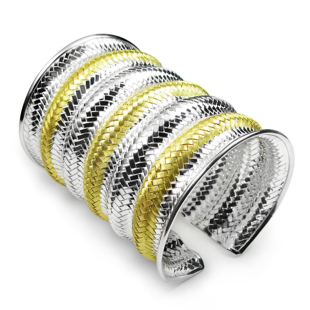 Classic Two-Tone Bangle