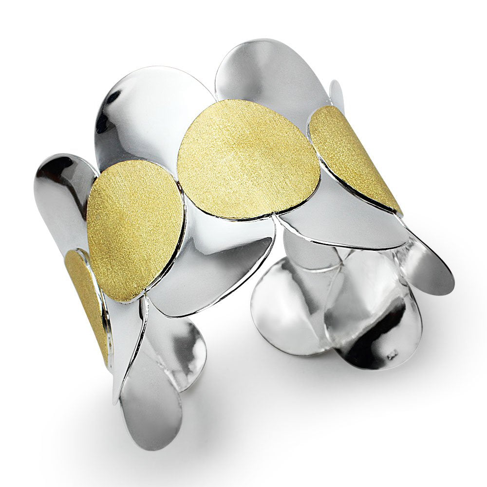 Layered Stylish Two-Toned Bangle