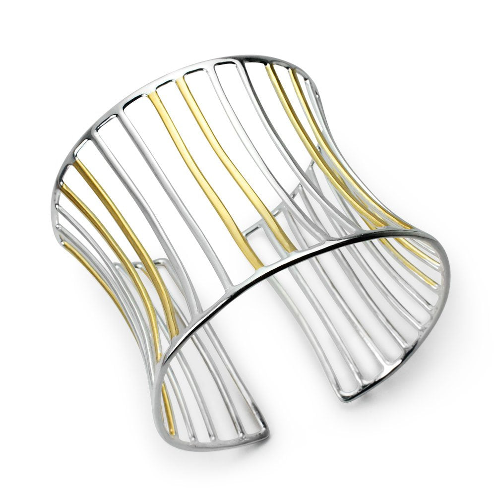 Two-Tone Imperial Open Style Bangle