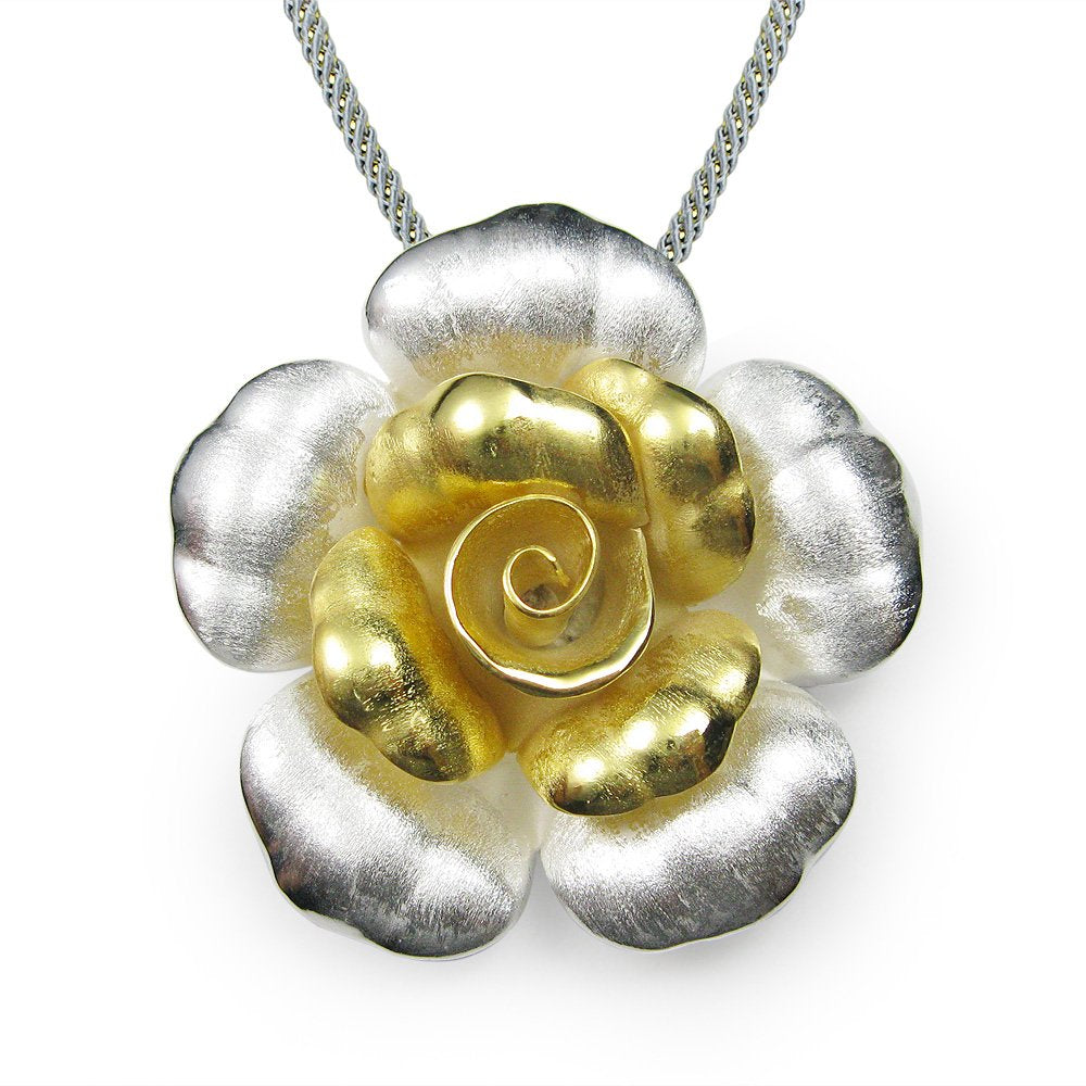 Rose Bloom Inspired Pendant