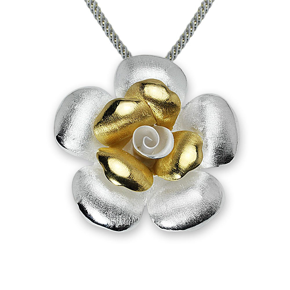 Nature's Choice Elegant Flower Pendant