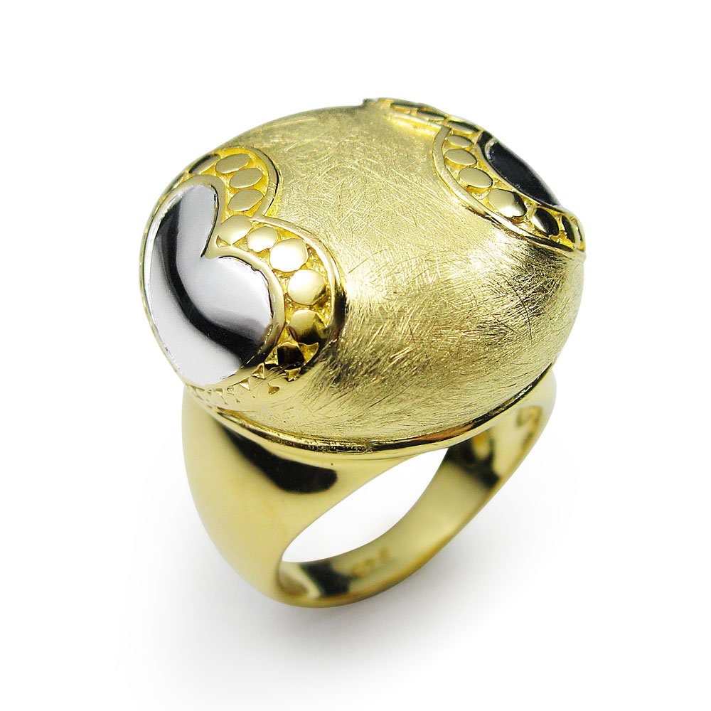 Heart's Desire Two-Toned Statement Ring