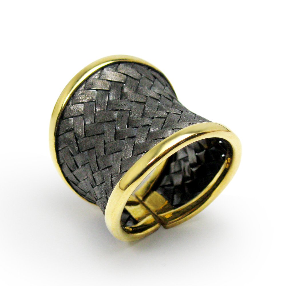 Two-Toned Basket Weave Band