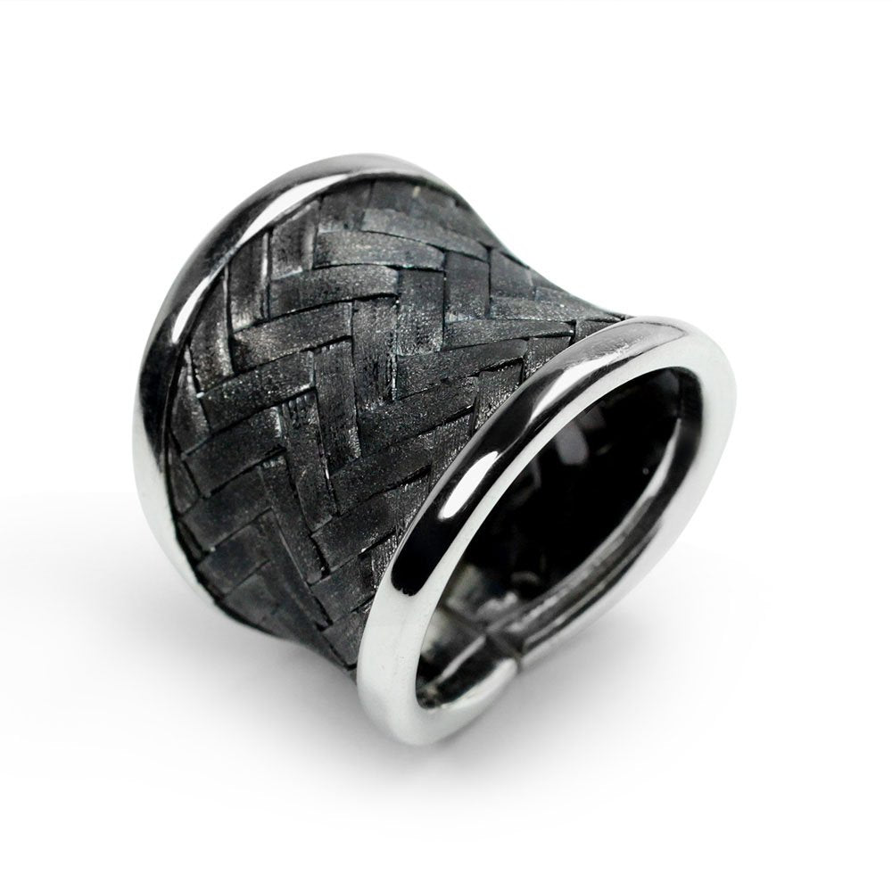 Two-Toned Basket Weave Band