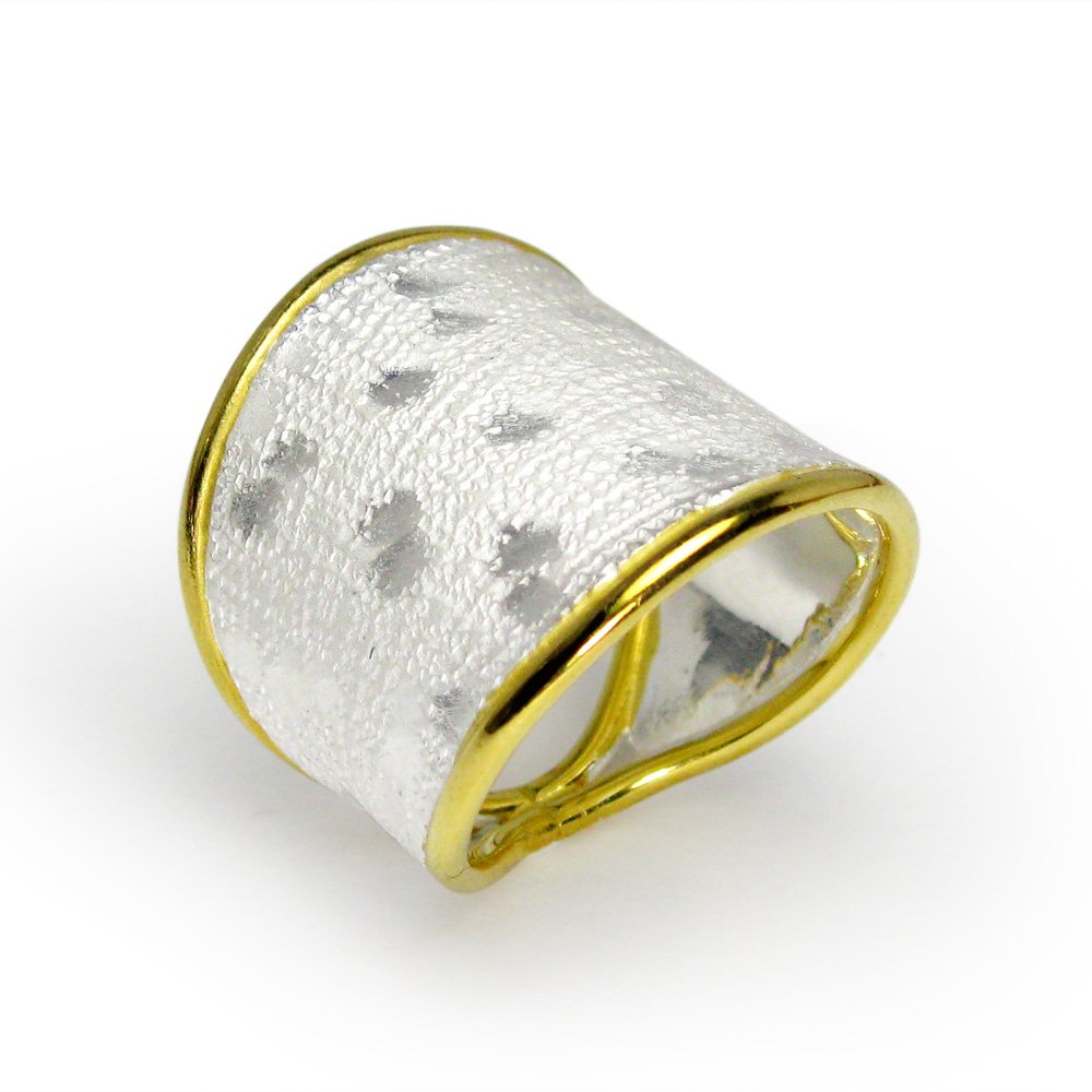 Silver Riag Modern Luxe Tapered Sterling Silver Ring | Karen Silver Design