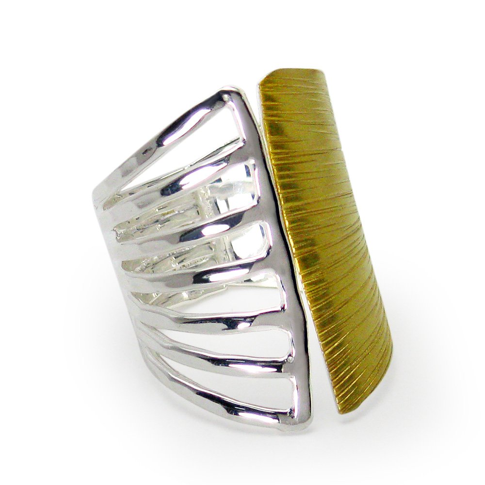 Treasured Designs Sterling Silver Statement Ring