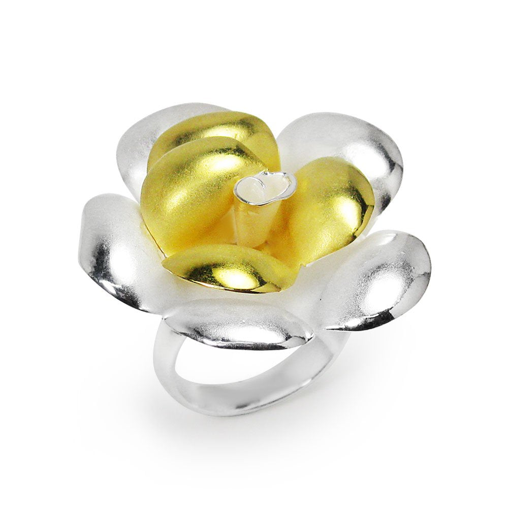 Garden Whimsy Sterling Silver Flower Blossom