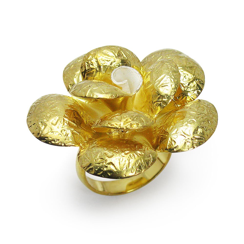 Glory of Midas Floral Blossom Ring
