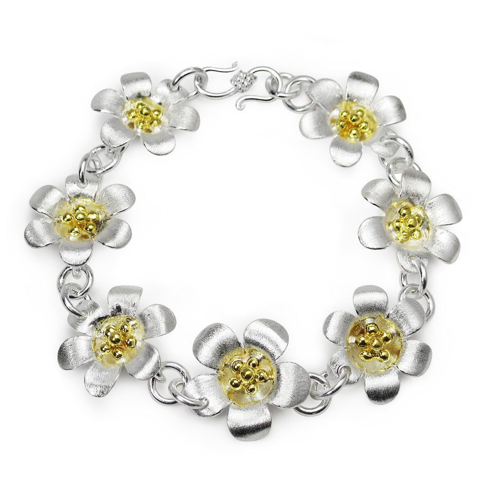 Flower Wreath Bouquet Bracelet