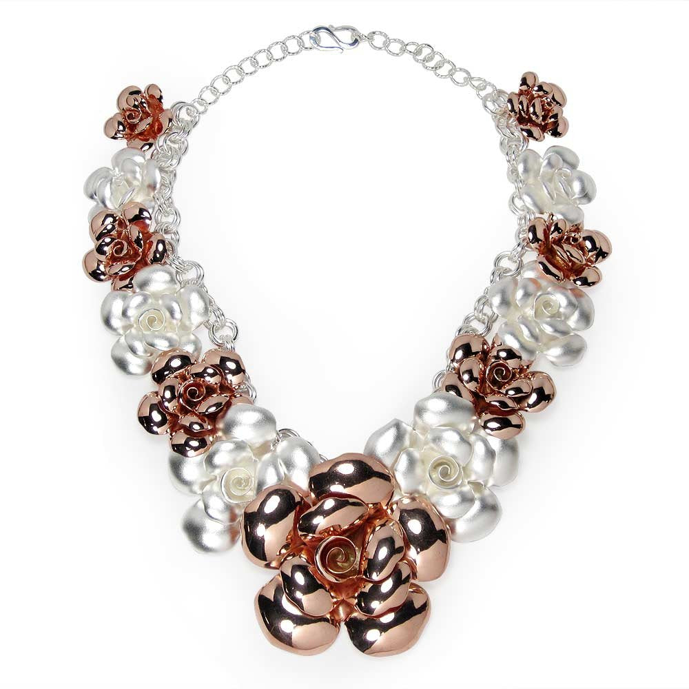 Gardenia Flower Wreath Necklace