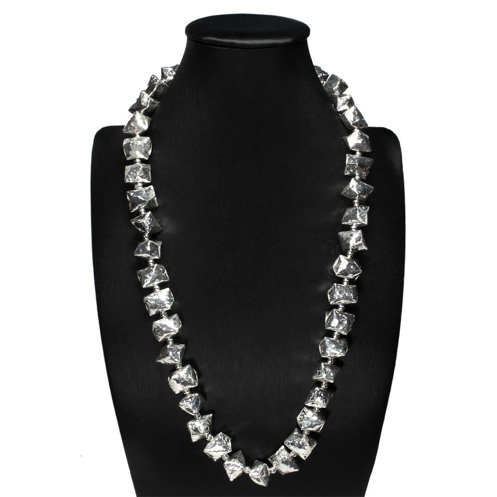 Head Over Heels Sterling Silver Statement Necklace