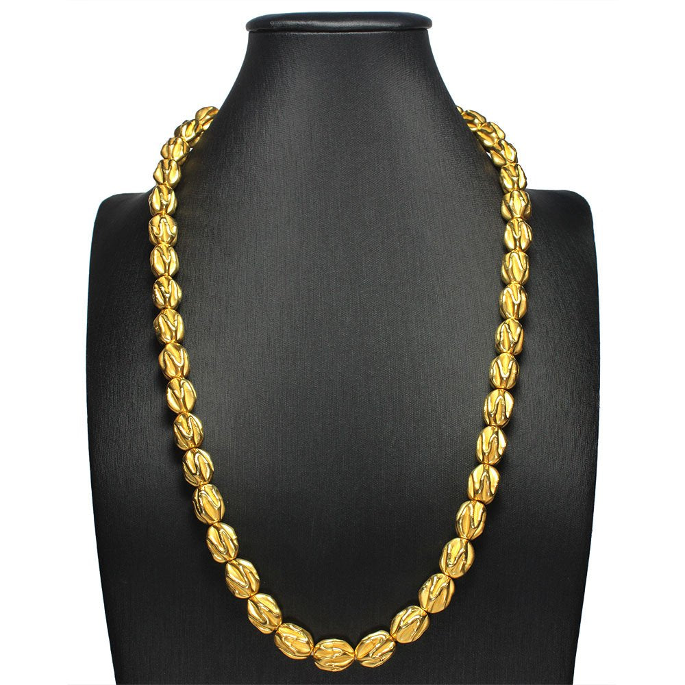 Fantastic Ruched Beaded Necklace
