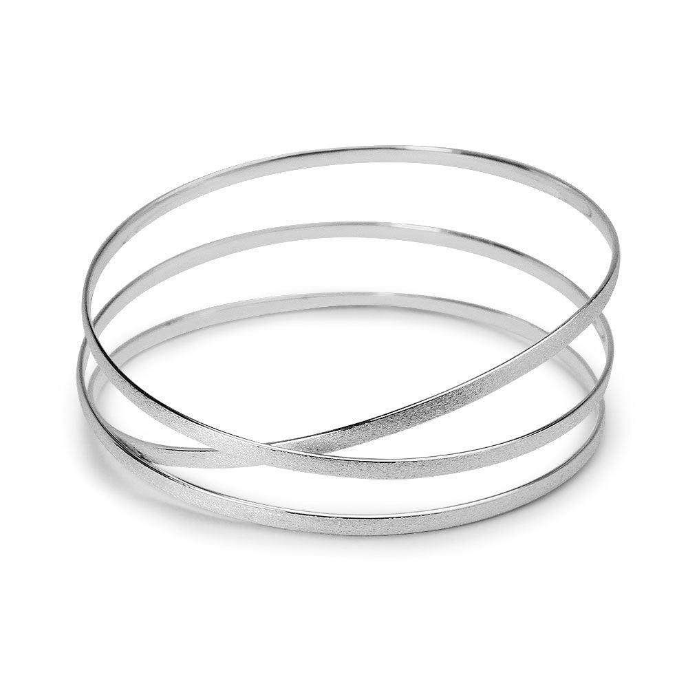 Heavenly Poetry Divinity Crisscross Bangle