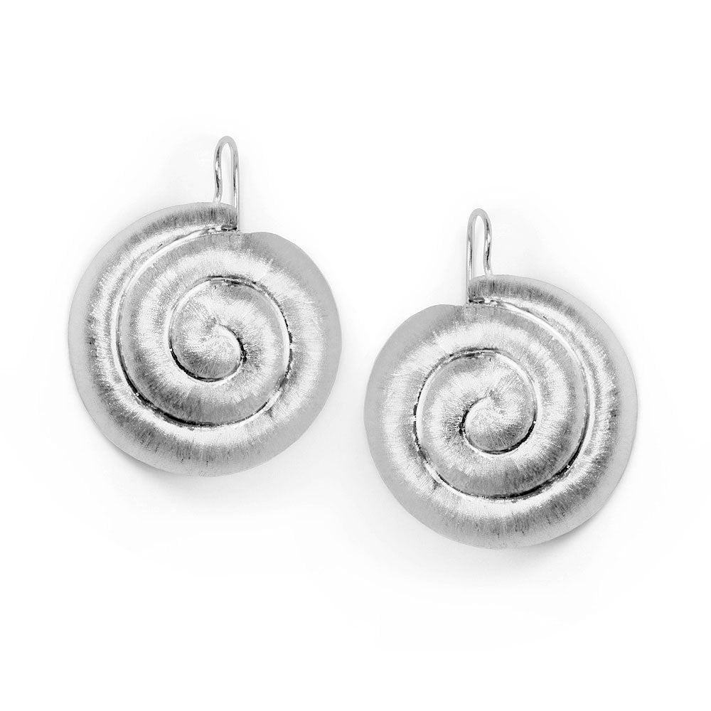 Sea Shells Illusions Sterling Silver Statement Earrings