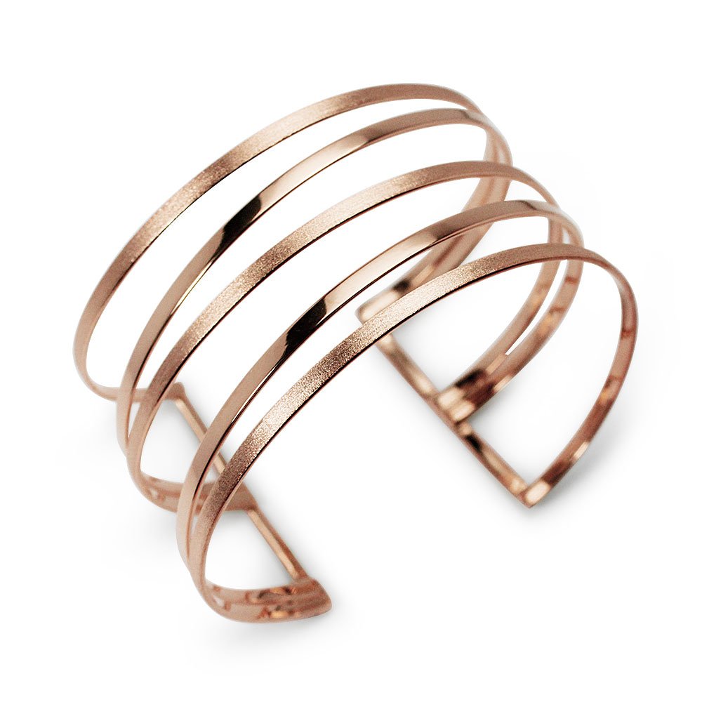 Goddess Inspired Open Angle Bangle Cuff