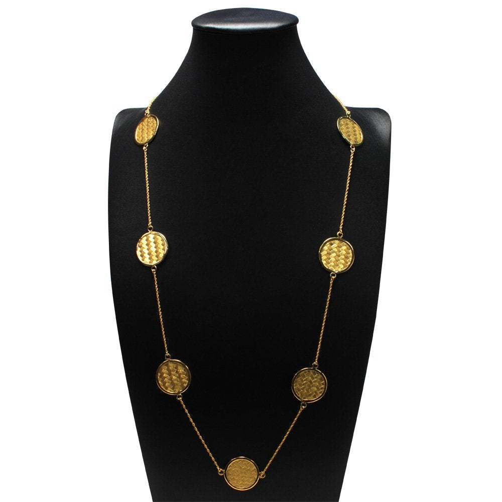 True Cravings Collection  Sterling Silver Gold Plated Charm Necklace