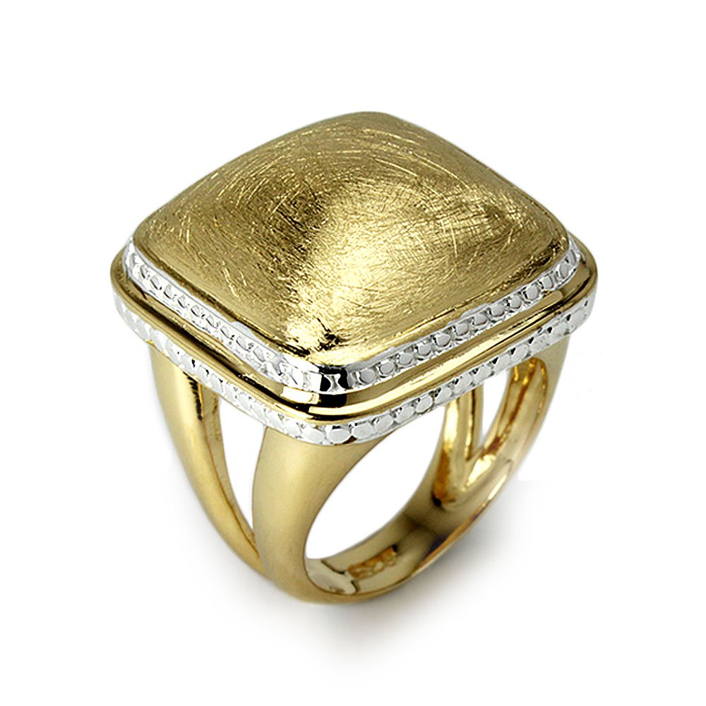 Lasting Impressions Large Sterling Silver Statement Ring