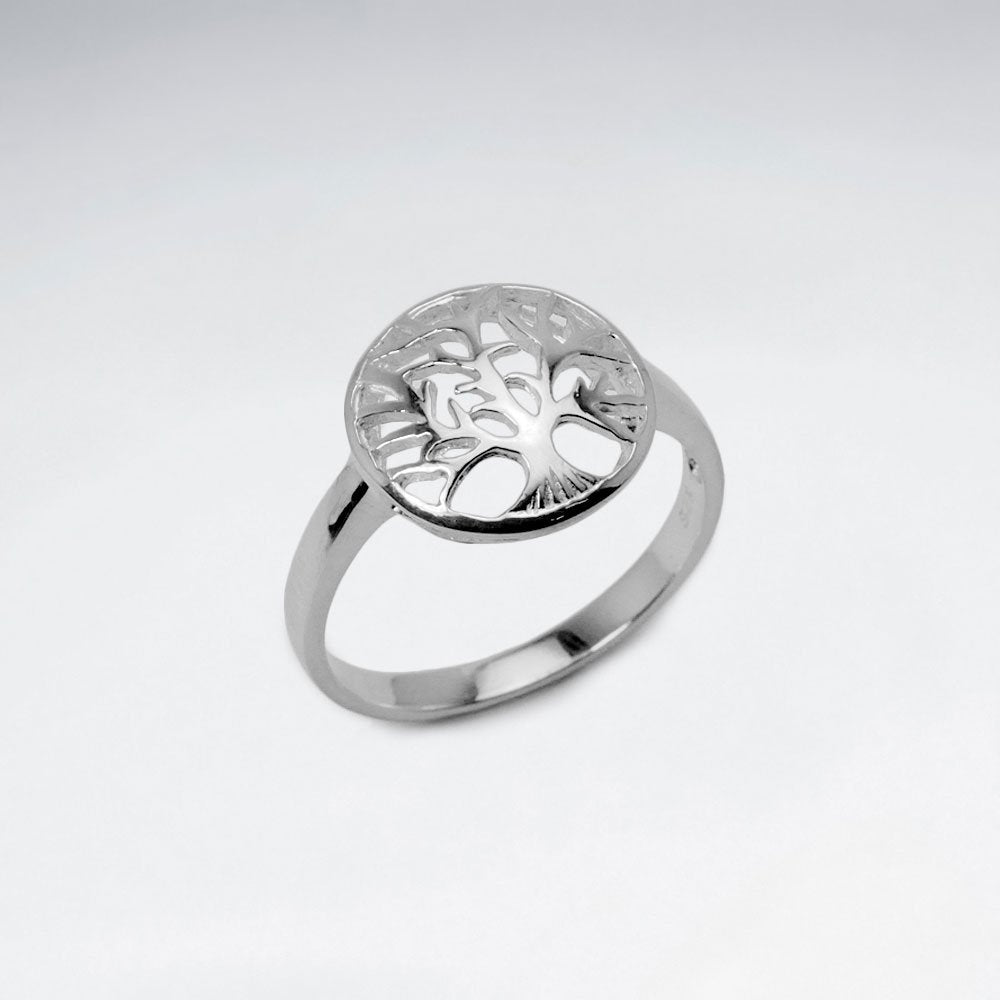 Enchanting Tree of Life Sterling Silver Ring