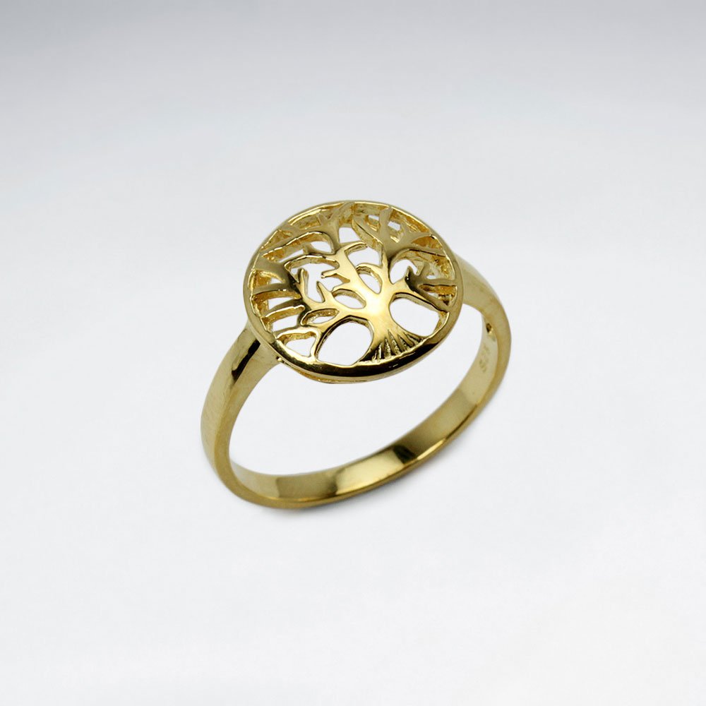 Enchanting Tree of Life Sterling Silver Ring