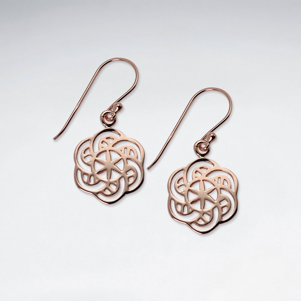 Instant Drama Openwork Sterling Silver Dangle Earrings