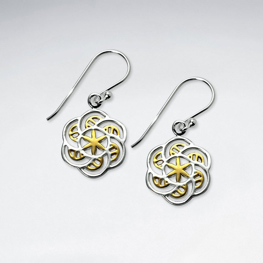 Instant Drama Openwork Sterling Silver Dangle Earrings