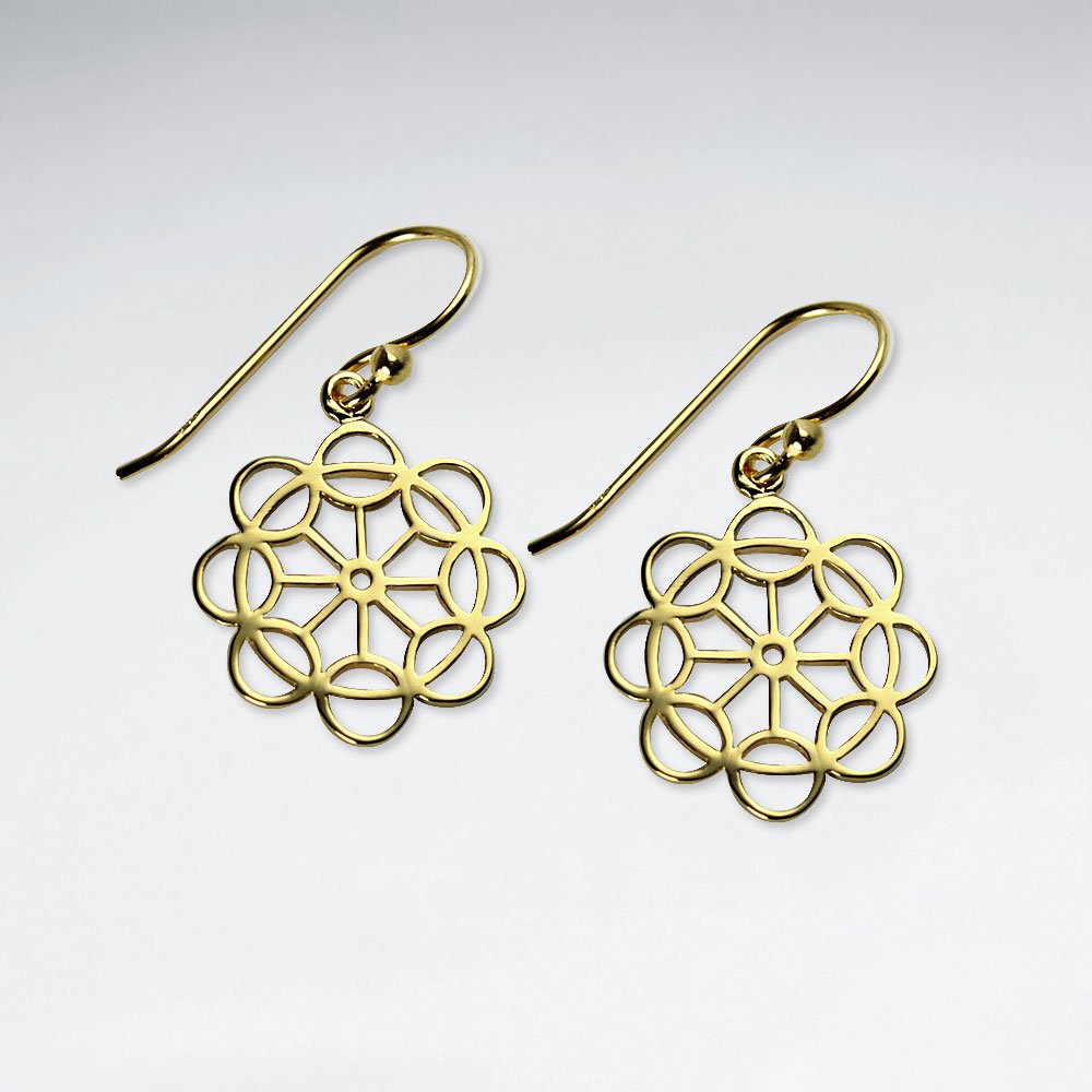 Masters of Intrigue Sterling Silver Openwork Dangle Earrings