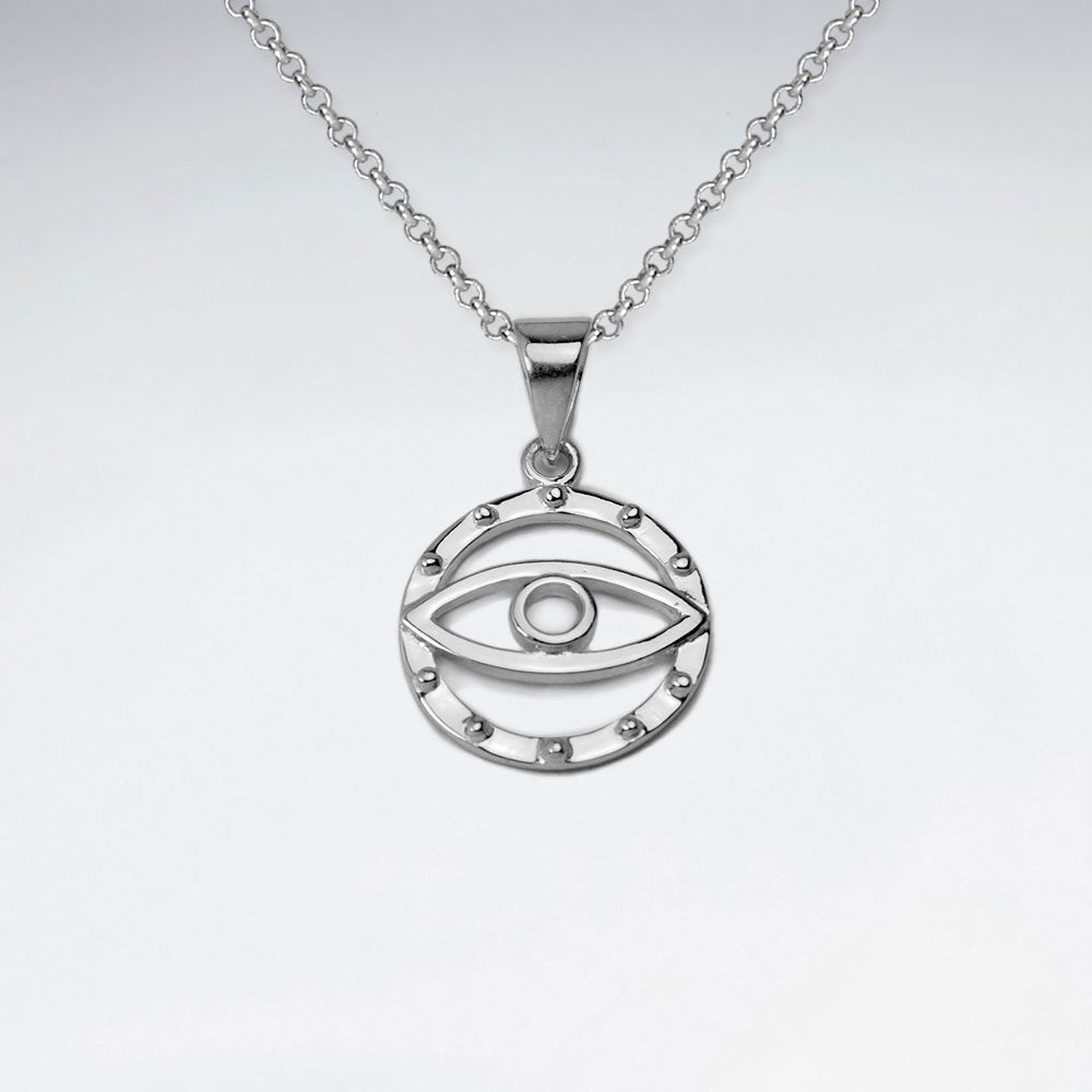 "The Eye of Discernment" Sterling Silver Pendant
