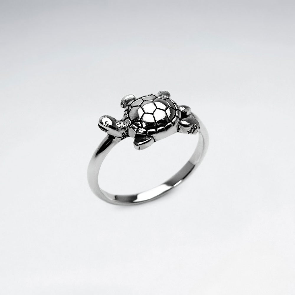 Sterling Silver Tortoise Ring