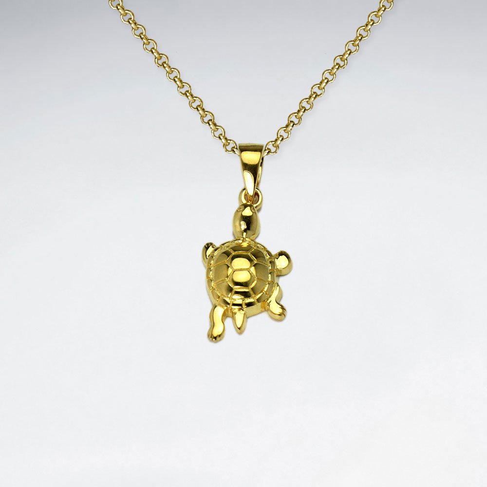 Sterling Silver Tortoise Pendant