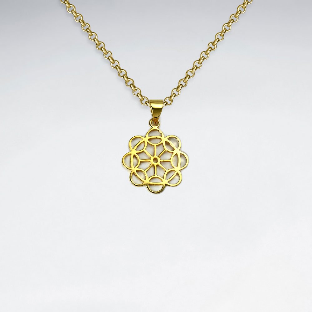 Sterling Silver Ornamental Openwork Pendant