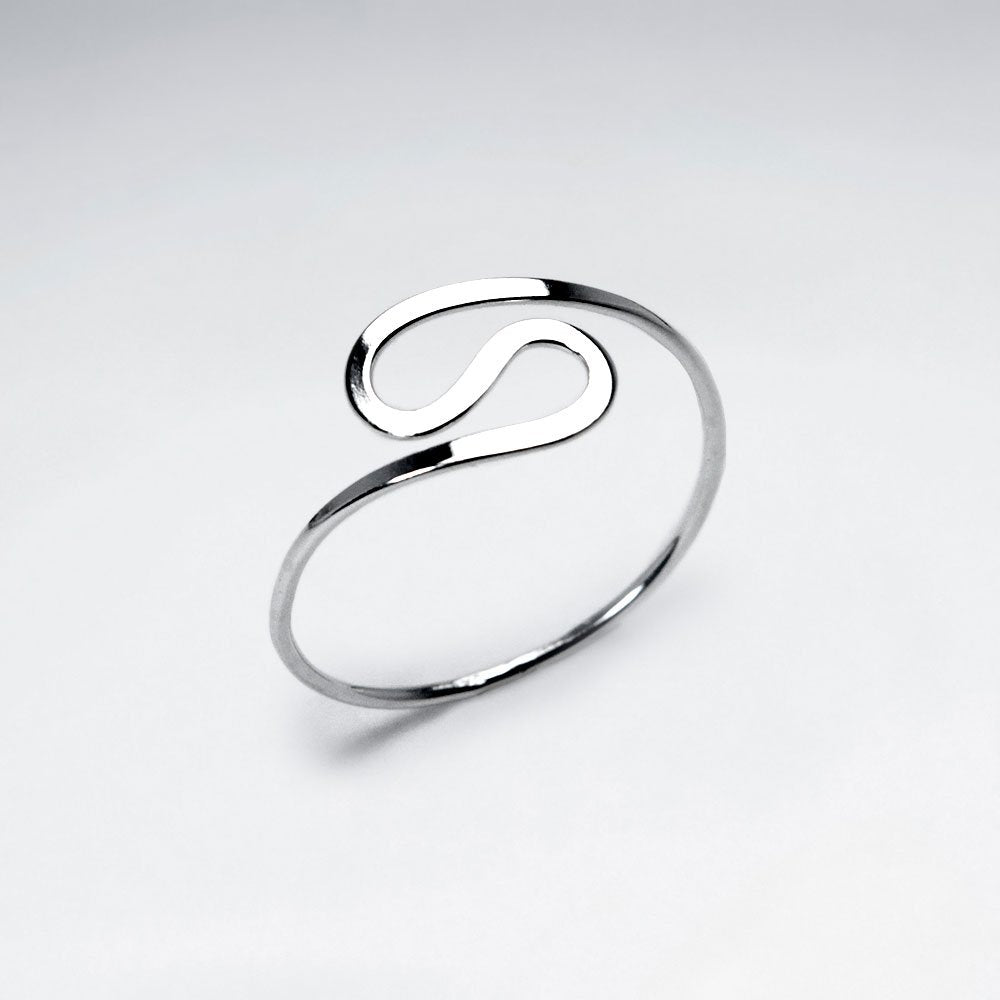 Minimalist Mod Sterling Silver Ring
