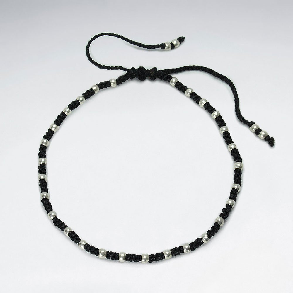 Nylon Cord Studded Bracelet