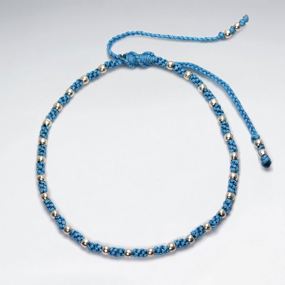 Nylon Cord Studded Bracelet
