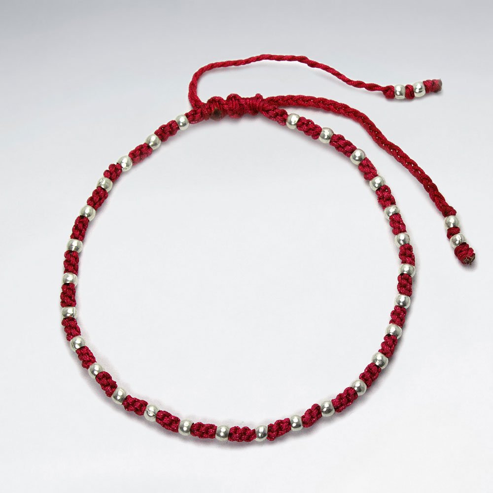 Nylon Cord Studded Bracelet