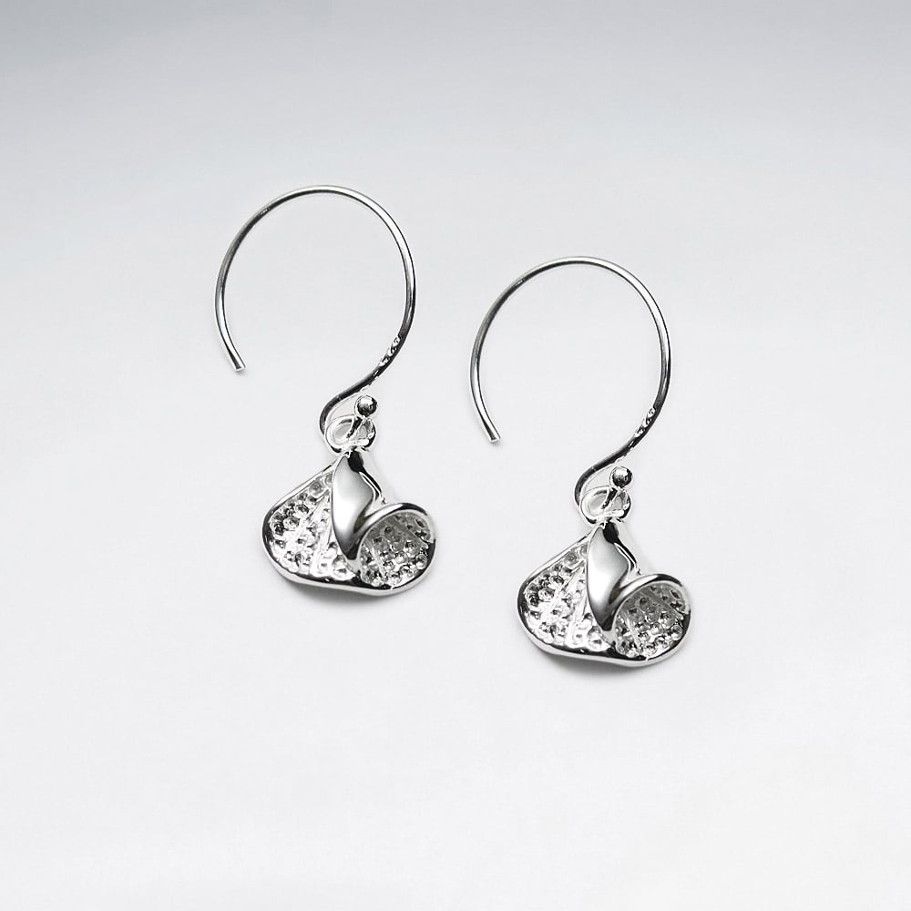 Sterling Silver Lily Inspired Earrings