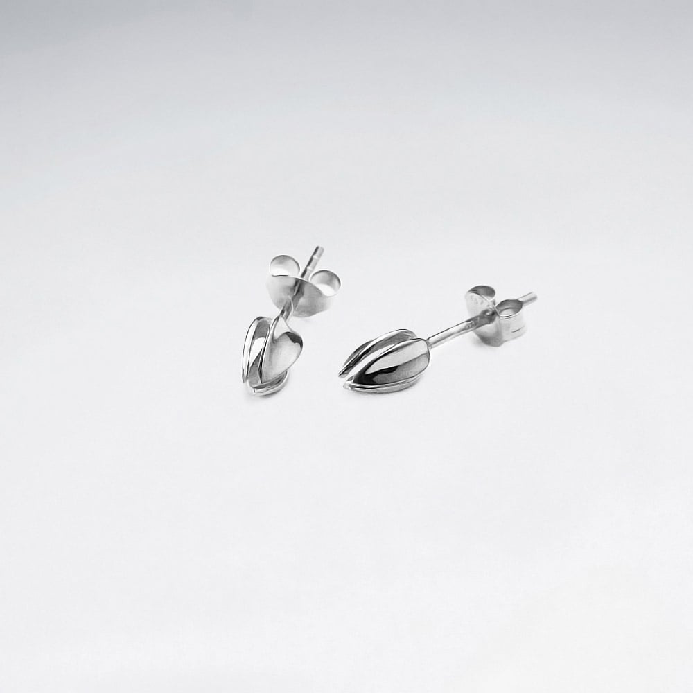 Sterling Silver Spring Blossom Stud Earrings