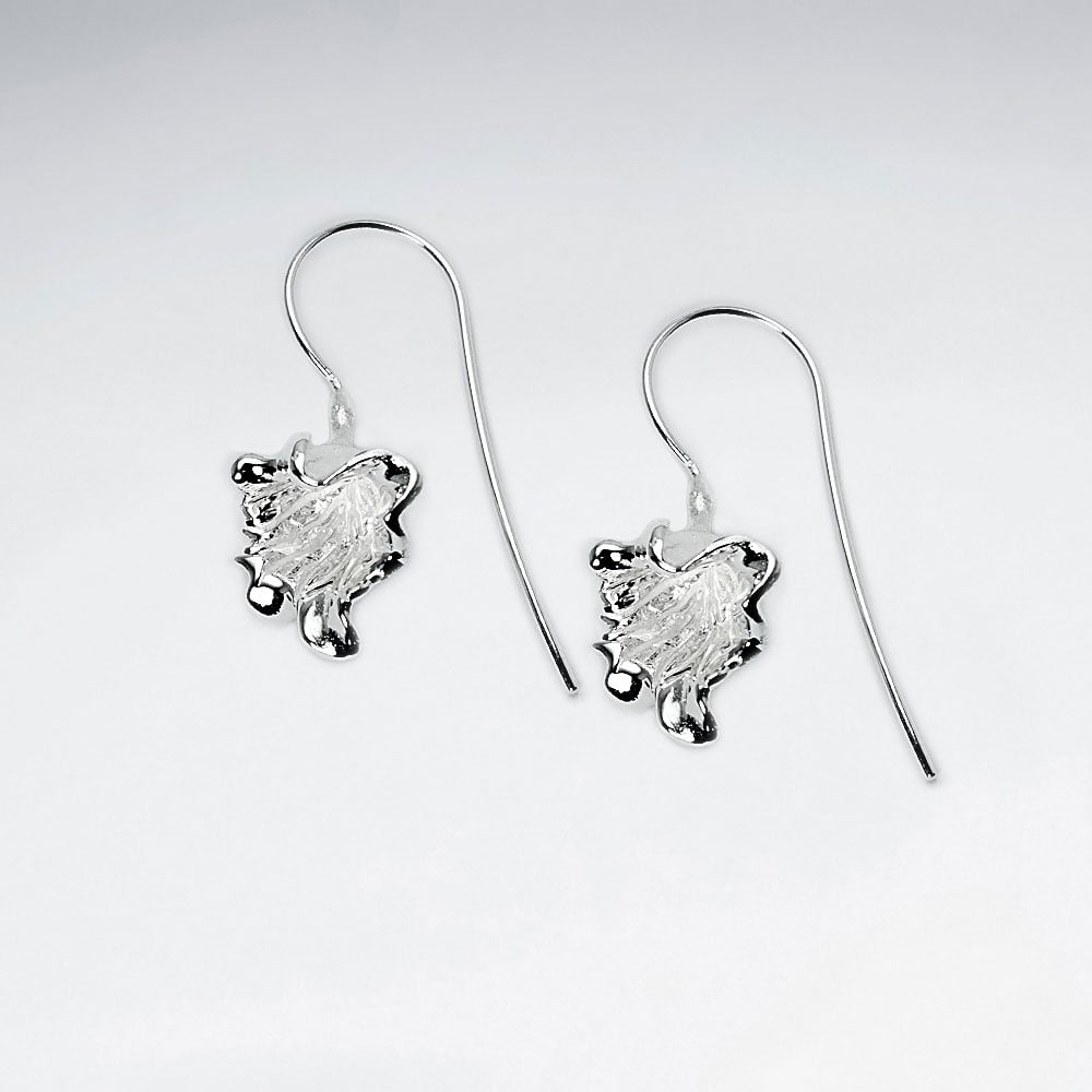Sterling Silver Autumn Leaves  Earrings