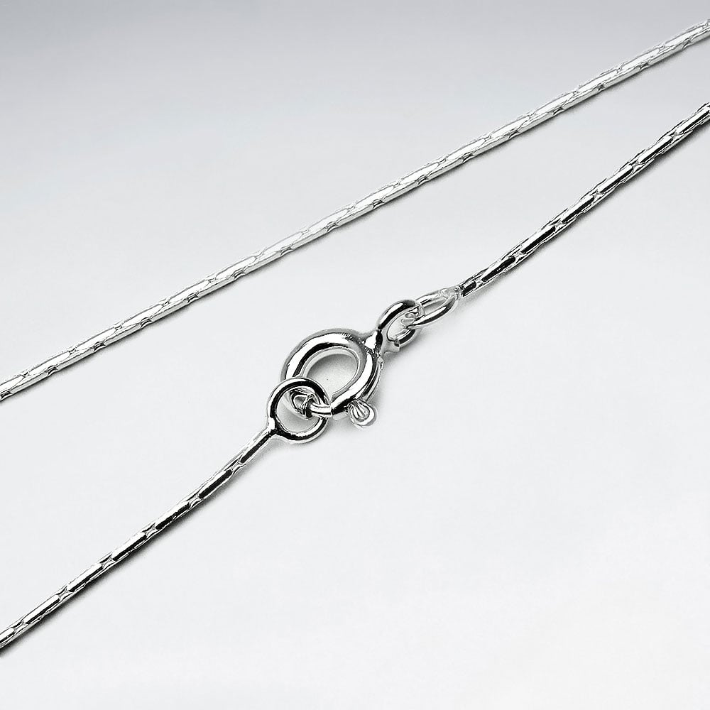 Single Round Cable 925 Silver Chain