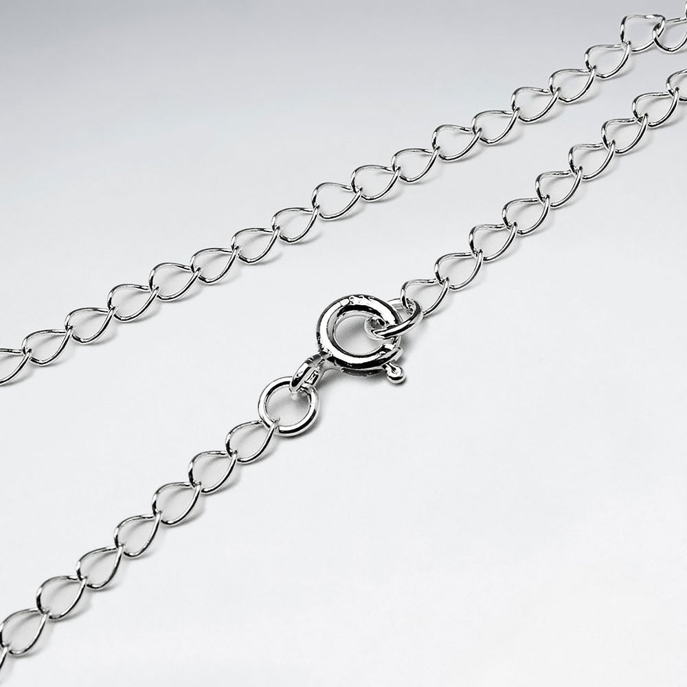 Far Curb 925 Silver Chain